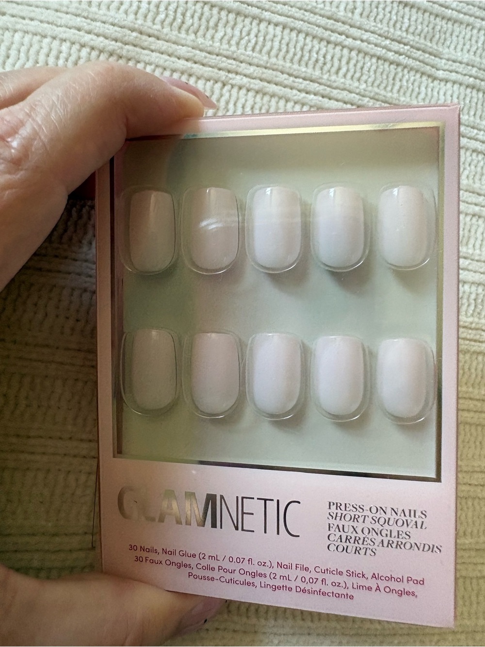 Glamnetic Press-On Nails in Soft Pink Nude Soft Girl - Picture 3 of 5